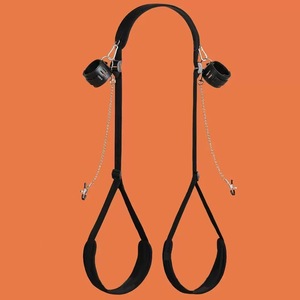 SM Sex Sling with Open <strong>Legs</strong> Thigh Cuffs Bondage <strong>Restraints</strong> Love Sling for Women - Product Image 2