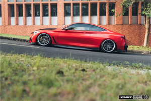 ชุดแต่ง Infiniti Q60 คาร์บอนไฟเบอร์ สปอยเลอร์กันชนหน้าและหลัง สเกิร์ตข้าง - Product Image 6