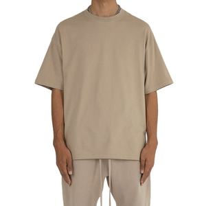 T-shirts en coton biologique Pima surdimensionnés et épais, impression personnalisée, 100% coton lourd, t-shirt à épaules tombantes pour hommes - Product Image 1