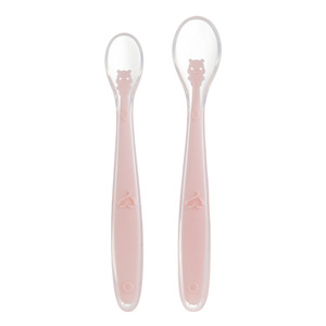 Cuchara de Silicona Suave para Bebés, Cuchara para Arroz Infantil, Set de Alimentación para Alimentos Complementarios, Diseño Sólido, Hecho en China, para <span class=keywords><strong>6</strong></span> <span class=keywords><strong>Meses</strong></span> o Más - Product Image 5