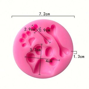 Moule à chocolat en forme d'os et de pattes de chat. Moule en silicone pour dentelle sucrée, outils de pâtisserie 3D en forme de queue de sirène pour fondant OEM/ODM - Product Image 2