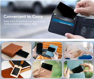 Smart Wallet Card Rastreador portátil GPS Dispositivo antipérdida Carga inalámbrica Find My Tag Locator Alarma de material plástico - Product Image 5