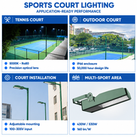Lampu LED Hemat Energi untuk Lapangan Basket, Voli, Padel, Tenis Outdoor, Proyek Pencahayaan Grosir, Laris Manis