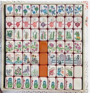 Accompany With Me Themed Mahjong Set, Premium Complete Mahjong Kit for <b>Entertainment</b> & Gifting - Product Image 4
