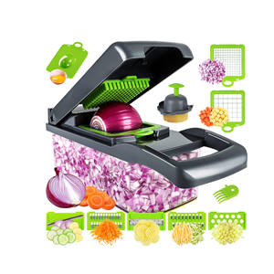 Multifunctional New 16 in 1 <b>Vegetable</b> Chopper Onion Chopper Fruits Slicer Potatoes <b>Peeler</b> <b>Vegetable</b> Cutter Manual - Product Image 1