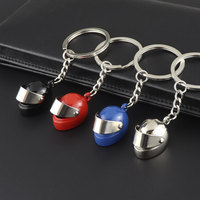 Porte-clés stéréo en métal pour casque de moto, avec logo personnalisé, breloques pendentifs pour souvenirs touristiques et cadeaux promotionnels