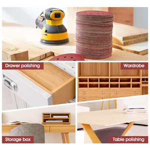 Stock local américain 120 disques de ponçage de 5 pouces 40 60 80 120 150 240 grains avec 8 trous à boucles et crochets Livraison gratuite aux États-Unis - Product Image 6