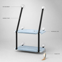 Lot de 4 ventouses pour perchoir de fenêtre pour chat, ventouse de remplacement à forte adhérence avec vis pour perchoir de fenêtre pliable et sans fil pour chat
