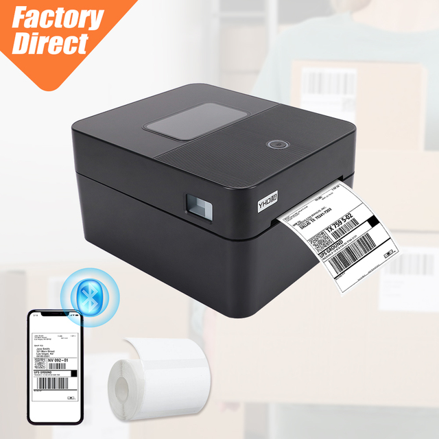 Factory Direct Sales 4 Inch Thermal Shipping Label Printer Support Receipt Printing 4x6 Thermal Label Barcode Printer