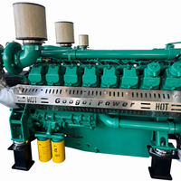 Groupe électrogène diesel de puissance de pointe 2000 kW 50/60 Hz, groupe électrogène industriel de type ouvert pour l'alimentation électrique, générateur de secours pour les mines et les centres de données