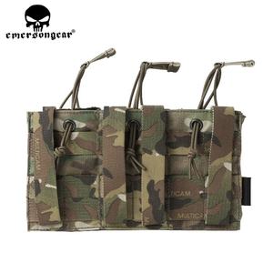 Emersongear - Bolsa Táctica Triple para Cargadores de 7.62, de Nailon 500D, Camuflaje, Abierta por Arriba, Multicamuflaje - Product Image 3