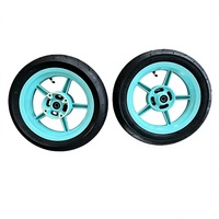 Ensemble de roues Supermoto bleu Tiffany pour moto électrique tout-terrain haute puissance, axe de 15 mm, pneu tubeless Kenda, jantes en aluminium coulé pour E-Moto