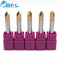 BFL CNC End Mills Tool Carburo 60 Grados Chaflán End Mills Tool Cortador de carburo