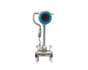 Medidor de flujo Vortex rentable de alta precisión utilizado para la medición de gases/vapor/líquidos limpios