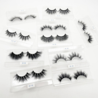 Faites votre propre marque, vendeur privé, Faux cils personnalisés 3D, boîte d'emballage de luxe 3D, Faux cils en vison