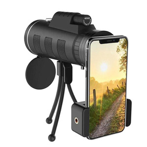 Télescope monoculaire HD étanche 10X42 12X50 avec zoom, support pour smartphone, trépied, prisme BAK4, champ de vision 5.6, grossissement 10x/12x - Product Image 2