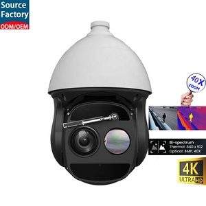 กล้อง <span class=keywords><strong>IP</strong></span> PTZ ความละเอียดสูงแบบสองสเปกตรัม 8MP 640x512 พร้อมระบบตรวจจับมนุษย์/ยานพาหนะ  ซูมแบบออปติคอล 40 เท่า  กันน้ำมาตรฐาน IP66 - Product Image 1