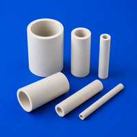 Componente Cerámico de Alta Temperatura OEM: Tubo Hexagonal de Nitruro de Boro (BN), Varilla Cerámica, Agitador para Termopares, Componente Cerámico de Alta Temperatura que no se Mojado por el contacto con líquidos.