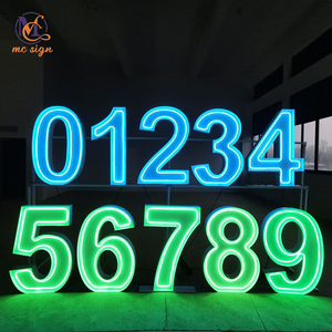 Nuovo arrivo metallo impermeabile 3ft 4ft 5ft LED gigante lettere tendone per le fasi di nozze decorazione esterna - Product Image 4