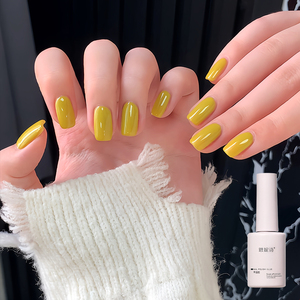Esmalte de <span class=keywords><strong>Uñas</strong></span> en Gel <span class=keywords><strong>Amarillo</strong></span> Verdoso <span class=keywords><strong>Mostaza</strong></span>, Nueva Tendencia Primavera-Verano, Esmalte de Gel de <span class=keywords><strong>Color</strong></span> Versátil, Requiere Lámpara de <span class=keywords><strong>Uñas</strong></span> para Secar - Product Image 6