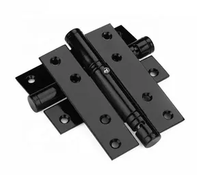 304 Stainless Steel Black 90 Degree Positioning Spring Hydraulic Self- Closing Door Hinge
