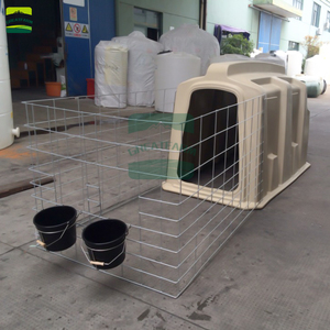 GREAT FARM Plastic Becerro Hutch para la <span class=keywords><strong>venta</strong></span>/Equipo de cría de animales Becerro Hutch/Modern Dairy Farm Equipment Becerro Hutch - Product Image 2