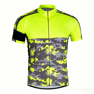 Jersey de Ciclismo de Manga Corta Transpirable con Diseño Sublimado Personalizado de Alta Calidad, Ropa de Ciclismo de Secado Rápido para Ciclistas - Product Image 1