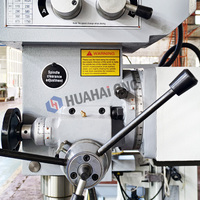 Machine de perçage et de fraisage verticale Hua Hai ZX50C, perçage 50 mm, affichage numérique manuel, cône de broche MT4, 220V/380V, usage moyen