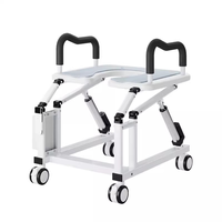 Chaise de toilette pliable pour soins à domicile, siège de toilette pour personnes âgées, femmes enceintes, personnes handicapées, malades