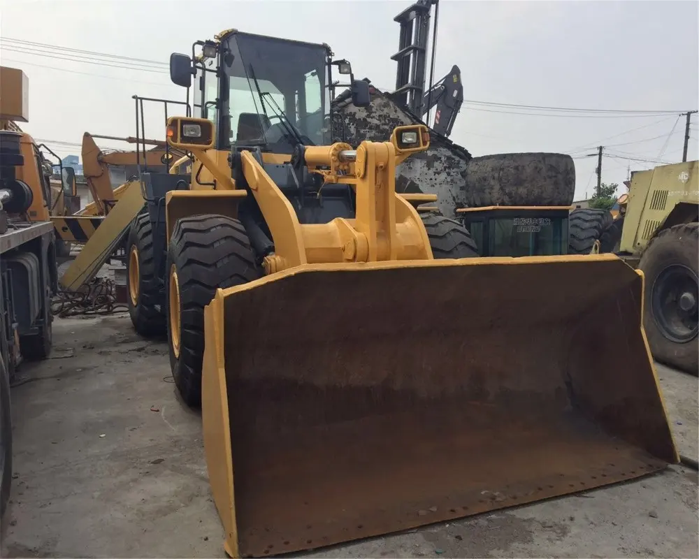 ใช้รถตักล้อยาง Komatsu Wa380-5ญี่ปุ่น Komatsu Wa300 Wa320 Wa380-3รถตักล้อยางสำหรับขาย