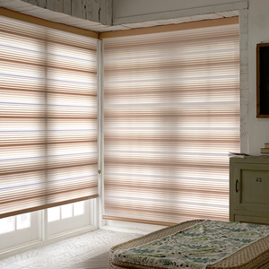 Persianas Coreanas Zebra Edición Echo, Cortinas Enrollables Automáticas Motorizadas Personalizadas para Día y Noche, Cortinas Modernas con Filtro de Luz - Product Image 5