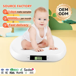 Nouveau design Smart 20KG blanc mesure précise bébé poids numérique infantile pesage électronique balances bébé avec mesure de la hauteur - Product Image 1