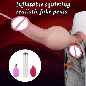 SXXY Realistic <b>Inflatable</b> & Ejaculating Dildos With Sucker Soft Expand <b>Inflatable</b> Anal Plug 18+ Adult Sex <b>Game</b> - Product Image 4