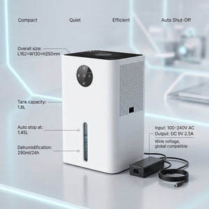 Mini <span class=keywords><strong>Deshumidificador</strong></span> Eléctrico MD602 <span class=keywords><strong>para</strong></span> el Hogar, Eficiente Energéticamente <span class=keywords><strong>para</strong></span> Alta <span class=keywords><strong>Humedad</strong></span> en Cocina, Dormitorio, Baño, Sótano, Oficina, Garaje - Product Image 4