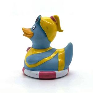 Pvc Baby <b>Bath</b> Float Pinch Called Sound Children's Playing Beach Toy Skateboard Duck - Product Image 6