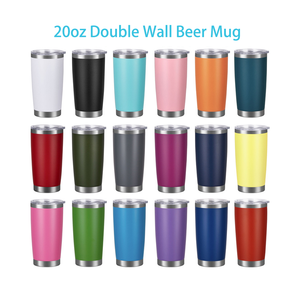 Vaso de viaje con logo personalizado, taza de viaje de 20 oz, vaso aislado al vacío de acero inoxidable, venta al por mayor OEM, libre de BPA. - Product Image 4