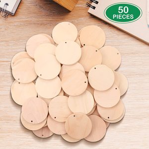 25 Stuks Onafgewerkte Hartvorm Grenen Houtsnippers Gepolijst Bord Ambacht Uitsnijden Van Cirkels Hout Slice Board - Product Image 6