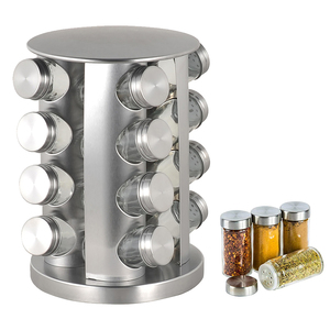 Tùy Chỉnh Tháp Hình Đa Chức Năng Organizer Luxury Vòng Quay Vòng 16 Cái Jar Gia Vị Chai Giá Tầng Kệ Cho Nhà Bếp - Product Image 1