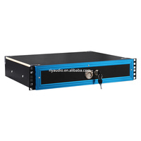 XINMING 2U/3U Flight case professionnel simple à tiroirs pour microphone