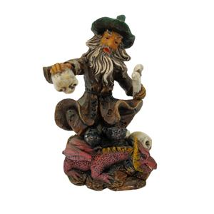 Figuras <span class=keywords><strong>de</strong></span> Brujas, Estatua <span class=keywords><strong>de</strong></span> Mago y Adorno <span class=keywords><strong>de</strong></span> Hada Gótica, Regalos <span class=keywords><strong>de</strong></span> Resina Personalizados, Animal Artificial para Decoración del Hogar Wicca y Halloween - Product Image 4