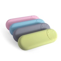 Pochette de maquillage en silicone durable et écologique JOYSUN avec fermeture éclair, étui de voyage imperméable pour pinceaux de maquillage