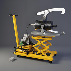 Extractor de Rodamientos Hidráulico de Servicio Pesado de 100T, Convertible de 2/3 Mordazas, Herramienta Horizontal para Quitar Engranajes con Estación Hidráulica Eléctrica - Product Image 3