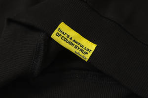 Nueva llegada de alta calidad 100% algodón de peso pesado que es un montón horrible de jarabe para la tos Sudadera con capucha Streetwear sudaderas con capucha de gran tamaño para hombres - Product Image 5