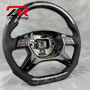 Accessoires de voiture <span class=keywords><strong>Volant</strong></span> en fibre de carbone forgée pour Mercedes-Benz Classe G W463 W166 <span class=keywords><strong>W163</strong></span> W212 W209 W211W219 W463 R230 - Product Image 3