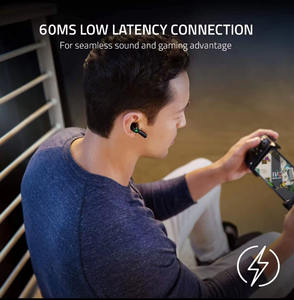 Écouteur sans fil d'origine à la mode pour <span class=keywords><strong>Razer</strong></span> <span class=keywords><strong>Hammerhead</strong></span> <span class=keywords><strong>True</strong></span> <span class=keywords><strong>Wireless</strong></span> Pro casque intra-auriculaire écouteur hydrofuge à commande vocale - Product Image 4