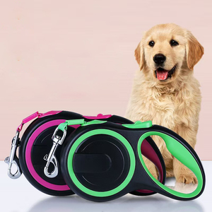 Laisse rétractable automatique 3M 5M <span class=keywords><strong>pour</strong></span> animaux de compagnie, personnalisable, en nylon, <span class=keywords><strong>pour</strong></span> l'entraînement et la traction des petits et grands chiens et chats - Product Image 1