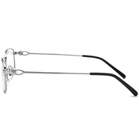 Gafas de Aleación Borregls para Hombre, Diseño Cuadrado de Marca Nueva 2025, Montura Metálica Completa, Lentes Ópticas 150252
