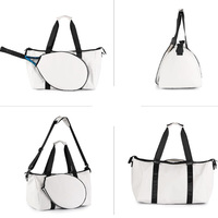 Sac de voyage en toile tendance, grande capacité, imperméable, sac de sport, sac de tennis, sac bandoulière, sac à dos pour raquette de badminton, 30-40L
