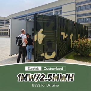 Système de stockage d'énergie solaire en conteneur de batterie au lithium-ion Sunark 100KWh-1MWh à refroidissement par air, adapté aux systèmes BESS - Product Image 6