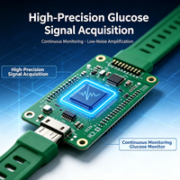 Module de moniteur de glycémie continu (CGM) médical personnalisé, carte de circuit imprimé (PCBA) pour capteur de glucose portable, assemblage SMT